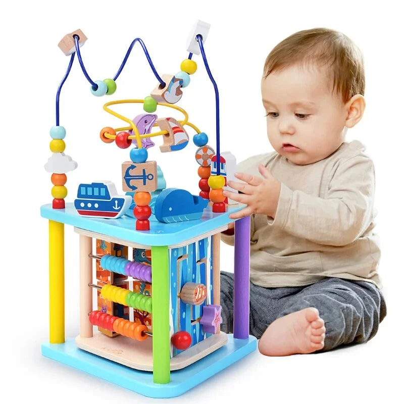 Caja multifuncional de motricidad XL Océano