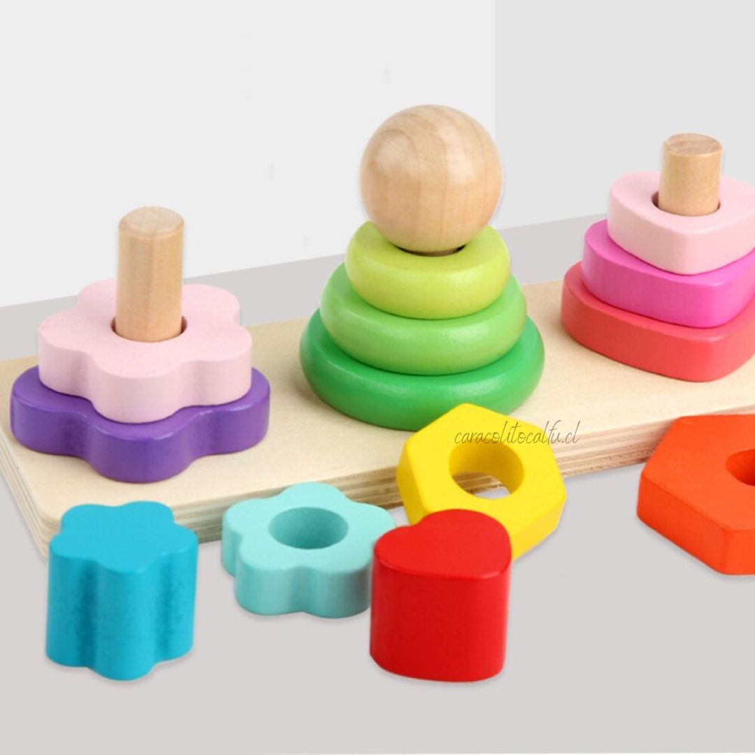 Torre Encajable Multiforma: Estimulación y Aprendizaje
