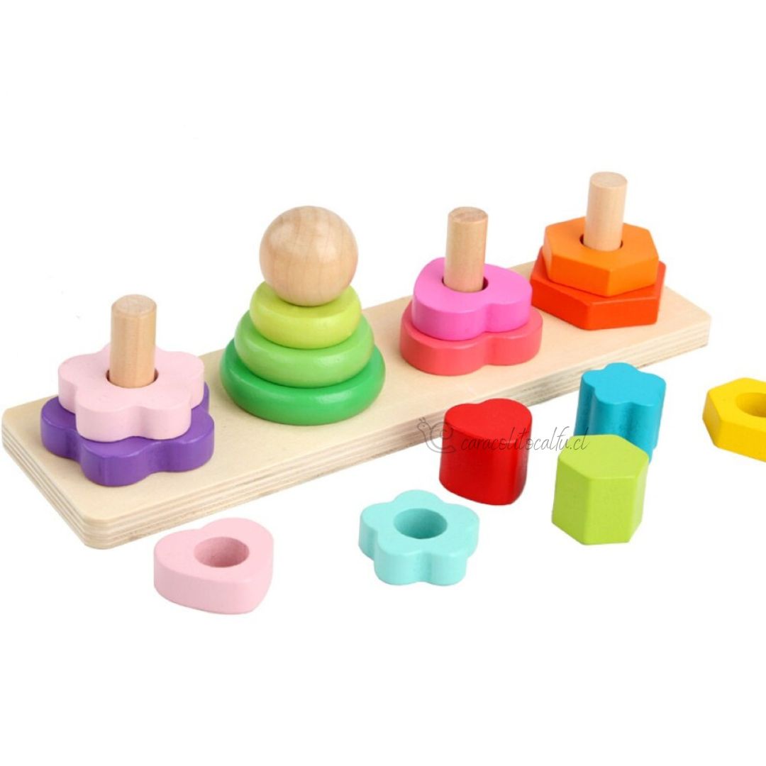 Torre Encajable Multiforma: Estimulación y Aprendizaje