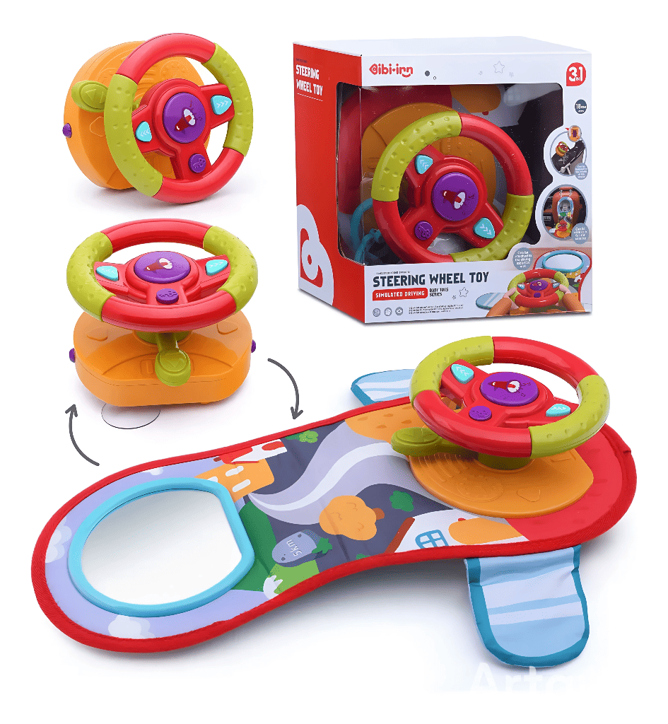 Manubrio interactivo para bebé 3 en 1