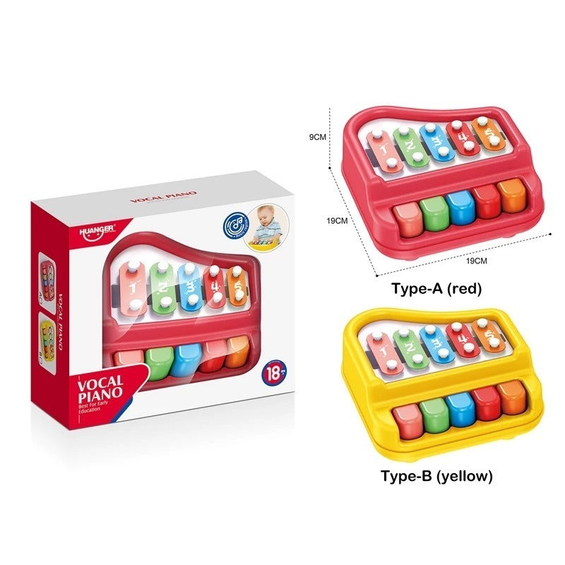 Metalófono + Piano Infantil